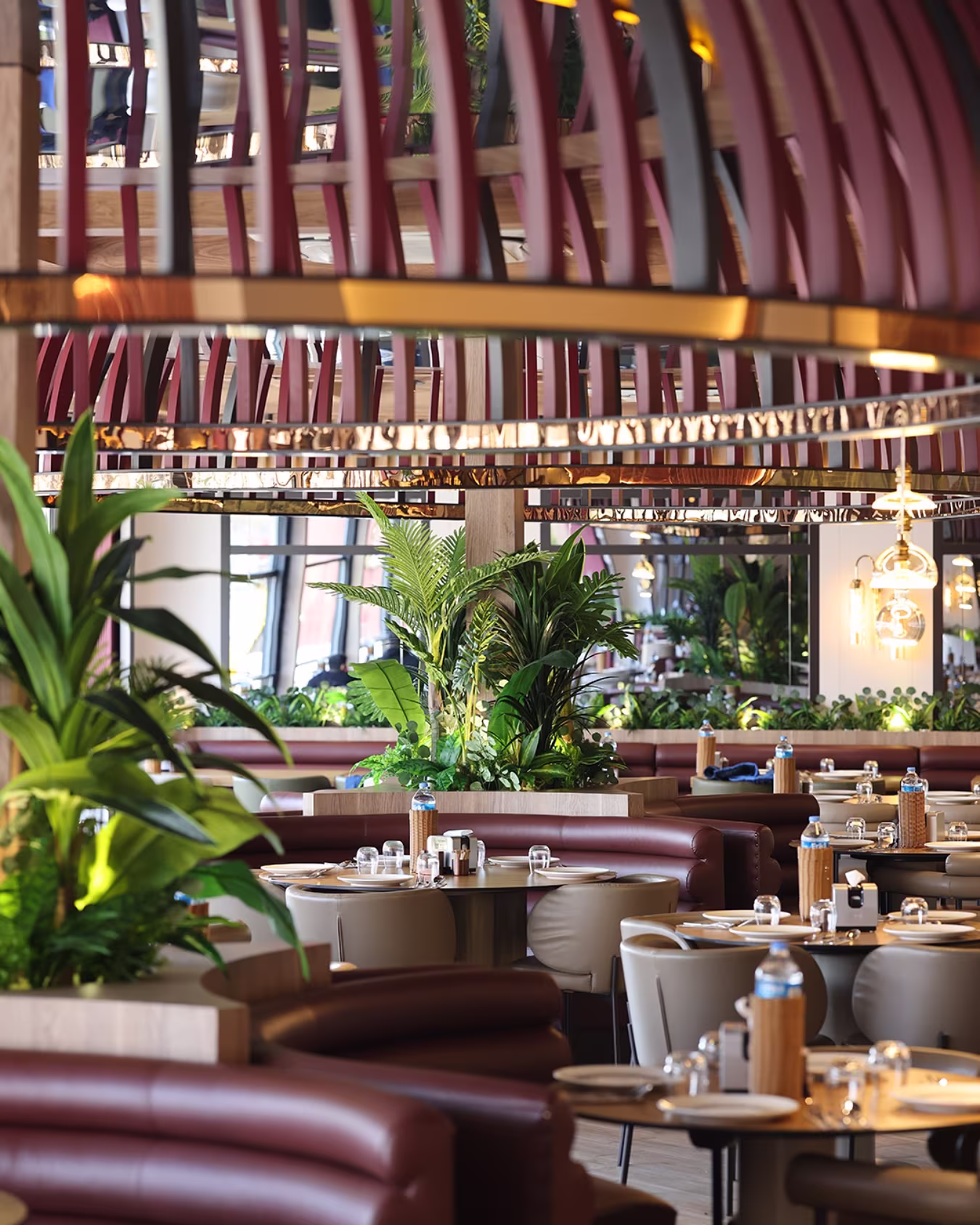 Meftune 1764 iç mekân tasarımı — NDO Mimarlık, Nazlı Deniz Ozan Çifçi restoran tasarımı